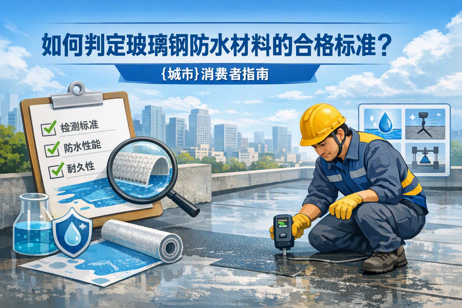 如何判定玻璃钢防水材料的合格标准？ 柳州 消费者指南
