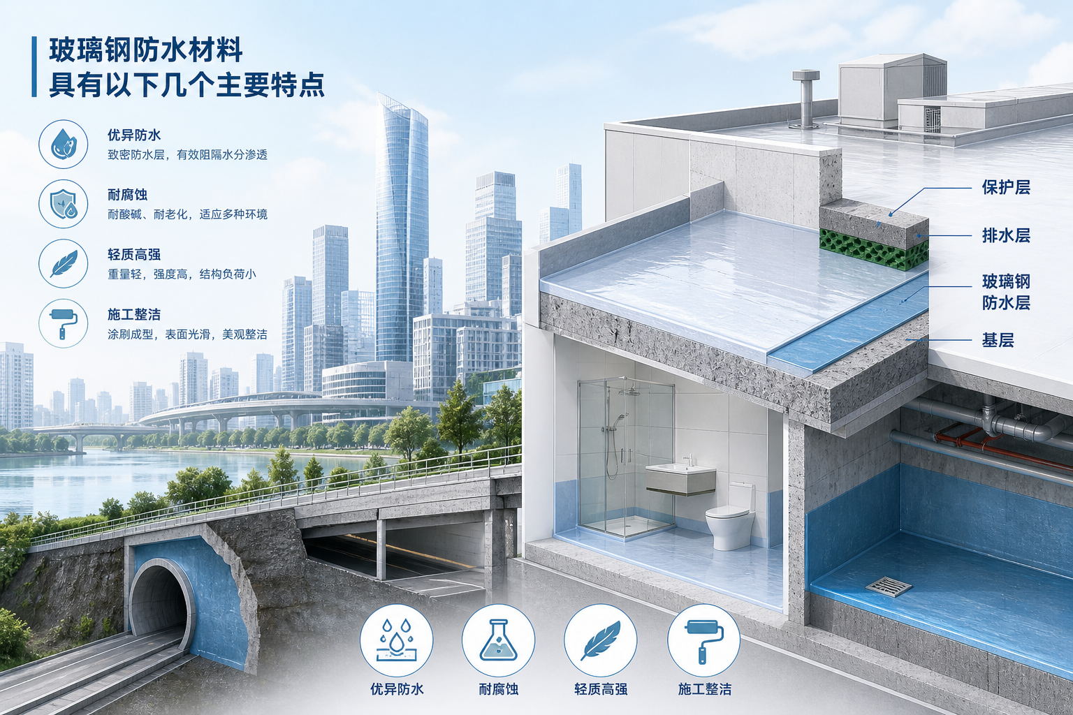 2023年玻璃钢防水材料市场趋势分析，关注 柳州 发展